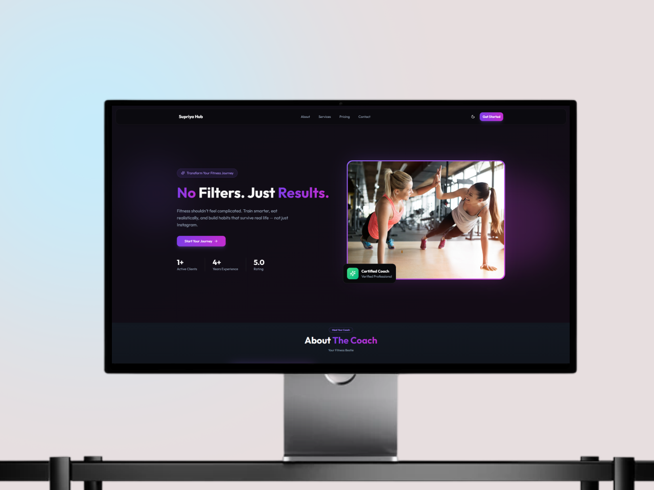 Your Brand. Your Business. - Coach Landing Page