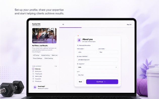 Get Paid Automatically - bTrainr coaching platform interface