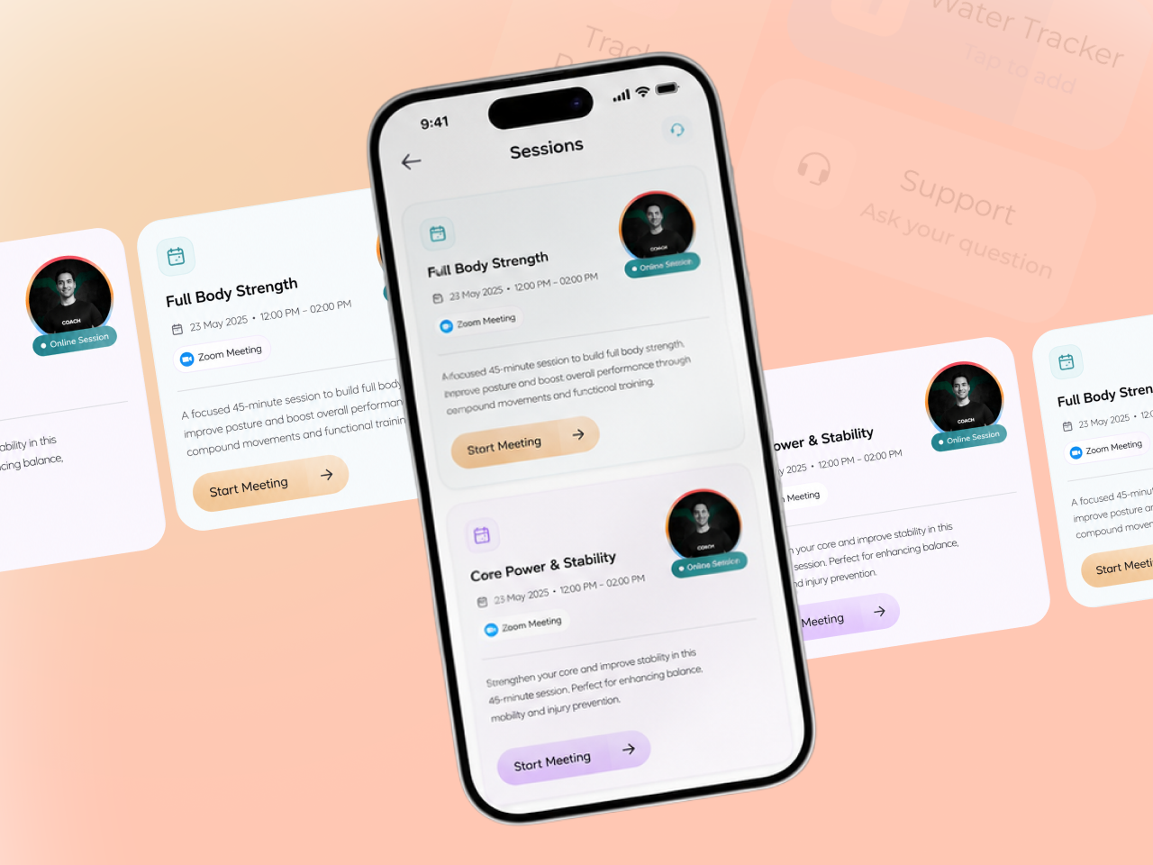 One App for the Complete Client Journey - Training, Nutrition & Sessions
